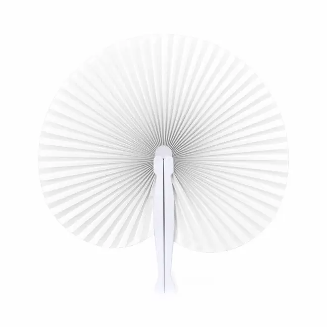 EVENTAIL PUBLICITAIRE PLIABLE 'BREEZE' - blanc