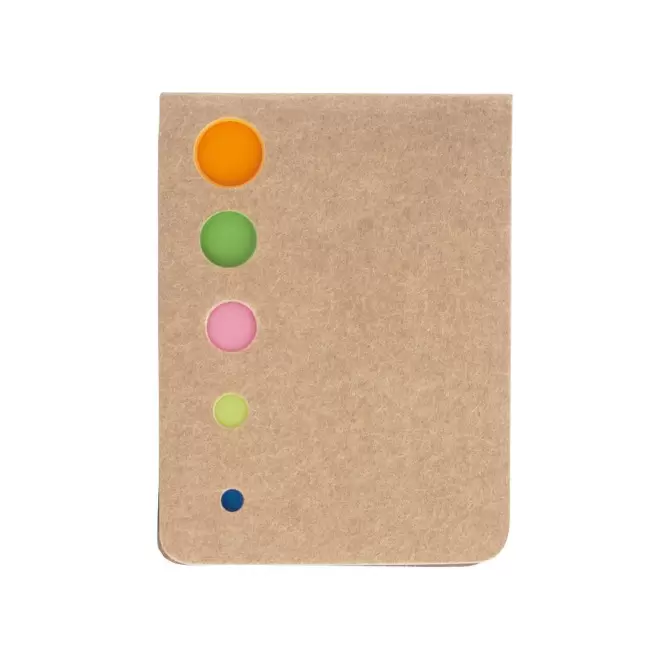 BLOC MARQUE PAGES PERSONNALISE 'FUNK' - naturel