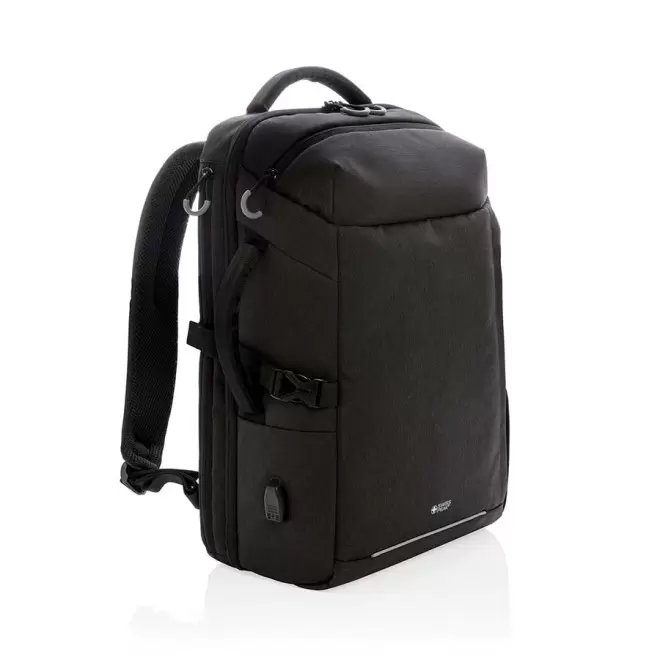 SAC À DOS PERSONNALISABLE XXL SWISS PEAK® 'BESAR'  - noir
