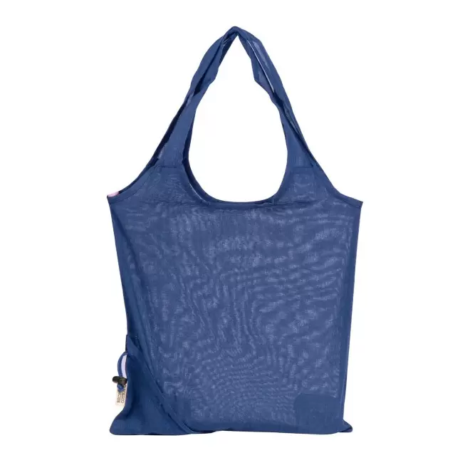 SAC SHOPPING PLIABLE PERSONNALISABLE 'ASIA COTON' - bleu foncé