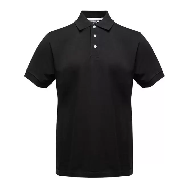 POLO PUBLICITAIRE HOMME BLACK MATCH 'SPIRIT' - black/white