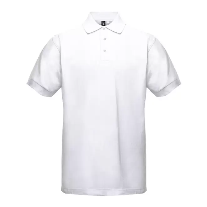 POLO PUBLICITAIRE HOMME BLACK MATCH 'SPIRIT' - white