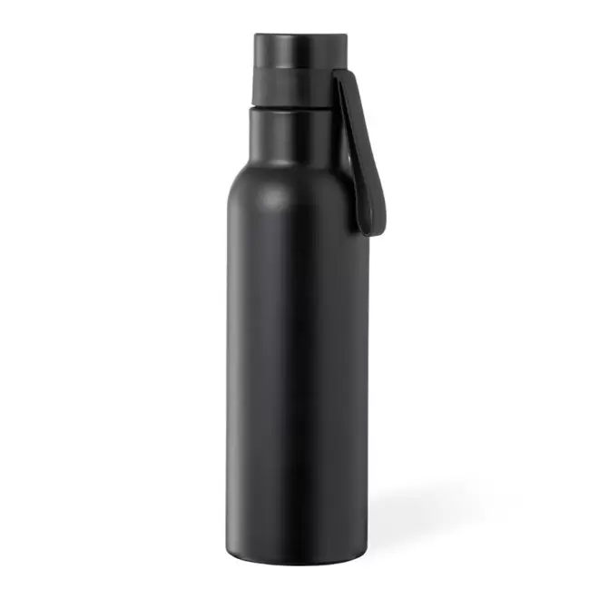 BOUTEILLE ISO 530 ML CUIVRE PERSONNALISABLE  'CUIVROS' - noir