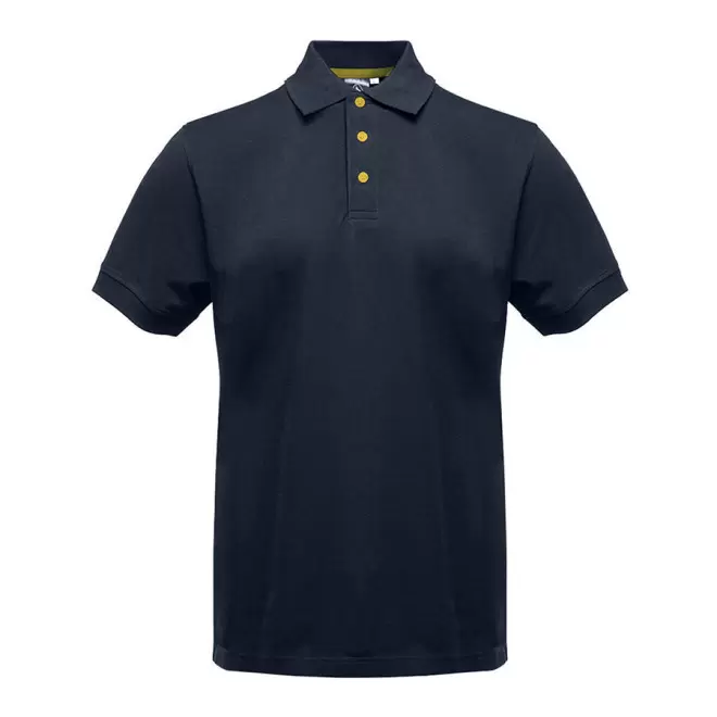 POLO PUBLICITAIRE HOMME BLACK MATCH 'SPIRIT' - navy/gold