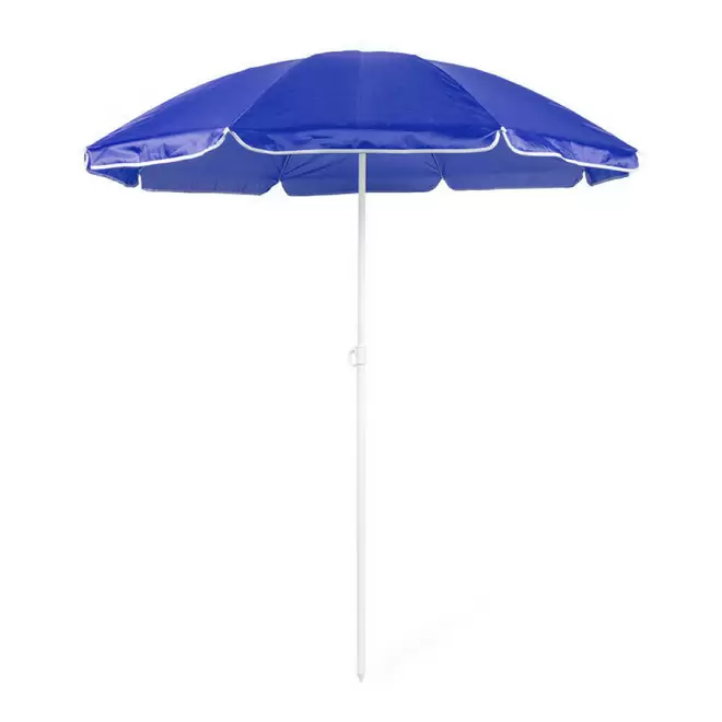 PARASOL PLAGE PERSONNALISABLE 150CM UNICOLOR 'PARISO' - bleu