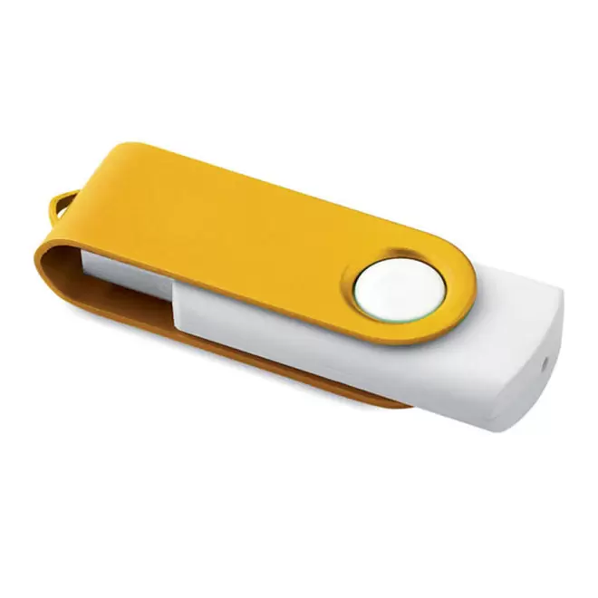 CLE USB PUBLICITAIRE 'ROTOFLASH' 1 GO A 32 GO - jaune