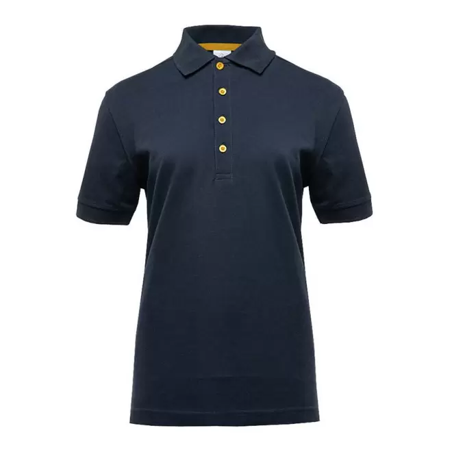 POLO PUBLICITAIRE FEMME BLACK MATCH 'SPIRIT' - navy/gold
