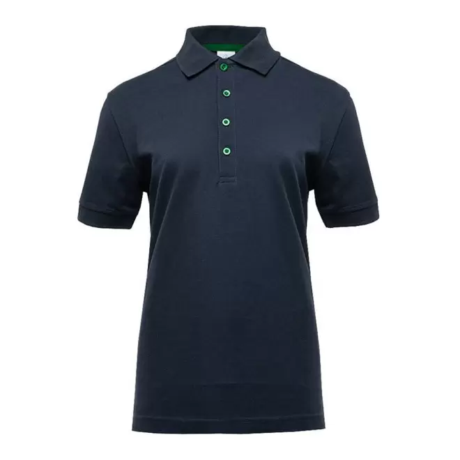 POLO PUBLICITAIRE FEMME BLACK MATCH 'SPIRIT' - navy/kelly green