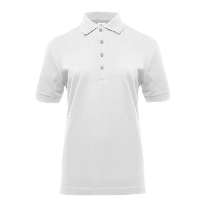 POLO PUBLICITAIRE FEMME BLACK MATCH 'SPIRIT' - blanc/argente