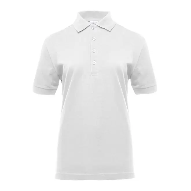 POLO PUBLICITAIRE FEMME BLACK MATCH 'SPIRIT' - white