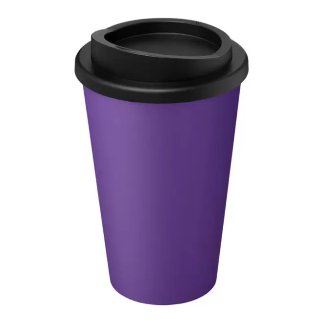 GOBELET PERSONNALISABLE ISO RECYCLE AMERICANO® 'IBON RECYCLE' - violet/noir