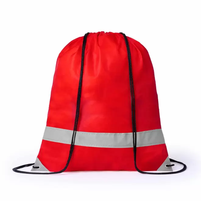 SAC A DOS PERSONNALISÉ RÉFLÉCHISSANT 'VISIBLE' - rouge