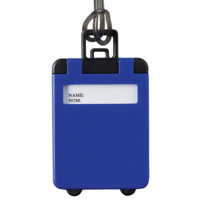 ÉTIQUETTE DE BAGAGE PERSONNALISÉE 'CORFOU' - bleu foncé