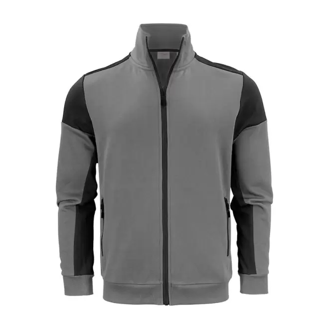 SWEAT ZIP PERSONNALISABLE HOMME 'PRIME SWEAT ZIP' - gris/noir