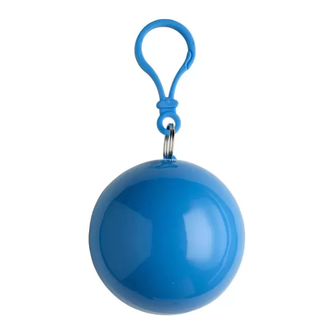 PONCHO PLUIE PUBLICITAIRE BALLE ADULTE 'GALWAY' - bleu