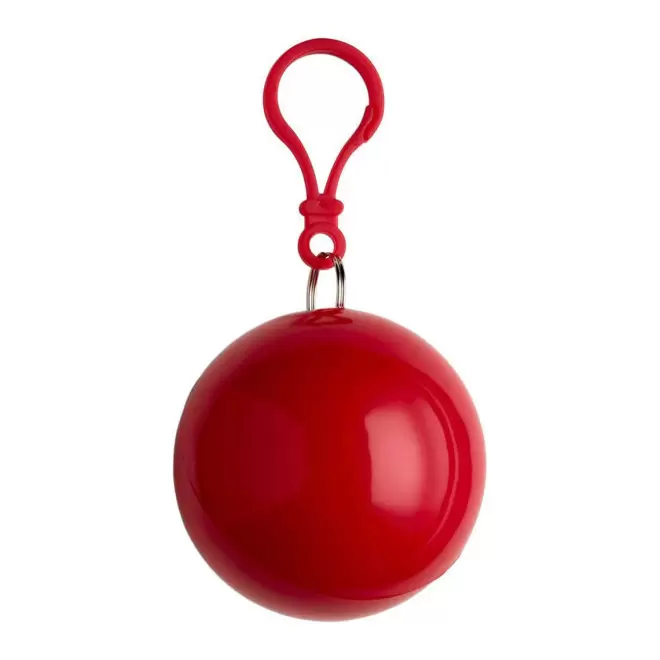 PONCHO PLUIE PUBLICITAIRE BALLE ADULTE 'GALWAY' - rouge