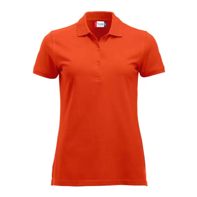 POLO PERSONNALISABLE FEMME 'BORDI' - orange