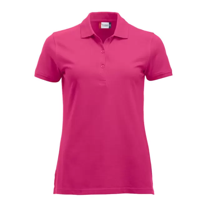 POLO PERSONNALISABLE FEMME 'BORDI' - cerise
