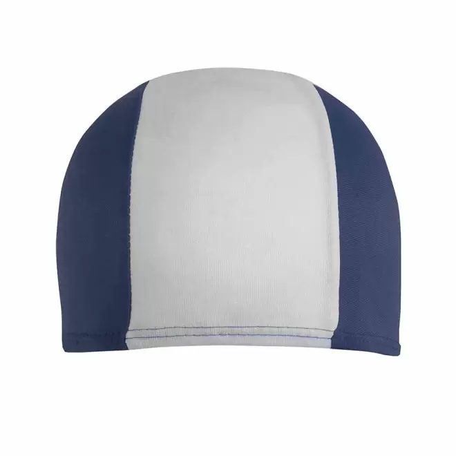BONNET PISCINE PERSONNALISABLE 'CAPSWIM' - marine/blanc