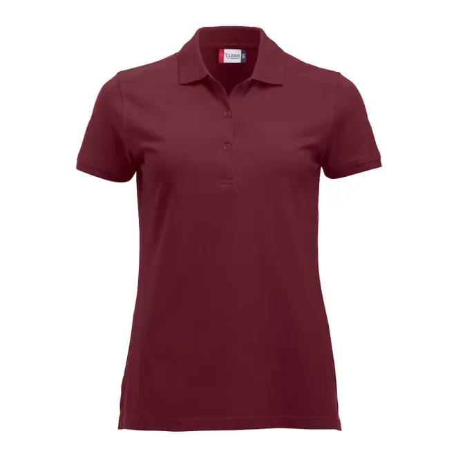POLO PERSONNALISABLE FEMME 'BORDI' - bordeaux