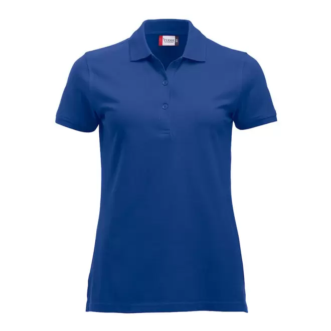 POLO PERSONNALISABLE FEMME 'BORDI' - bleu