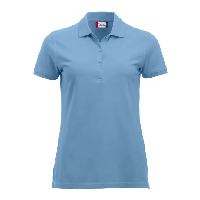 POLO PERSONNALISABLE FEMME 'BORDI' - bleu clair