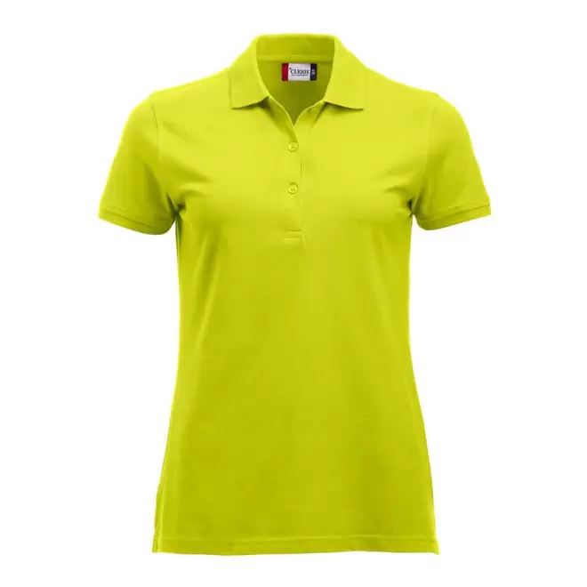 POLO PERSONNALISABLE FEMME 'BORDI' - vert flash