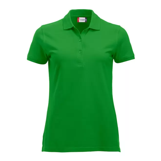 POLO PERSONNALISABLE FEMME 'BORDI' - vert pomme
