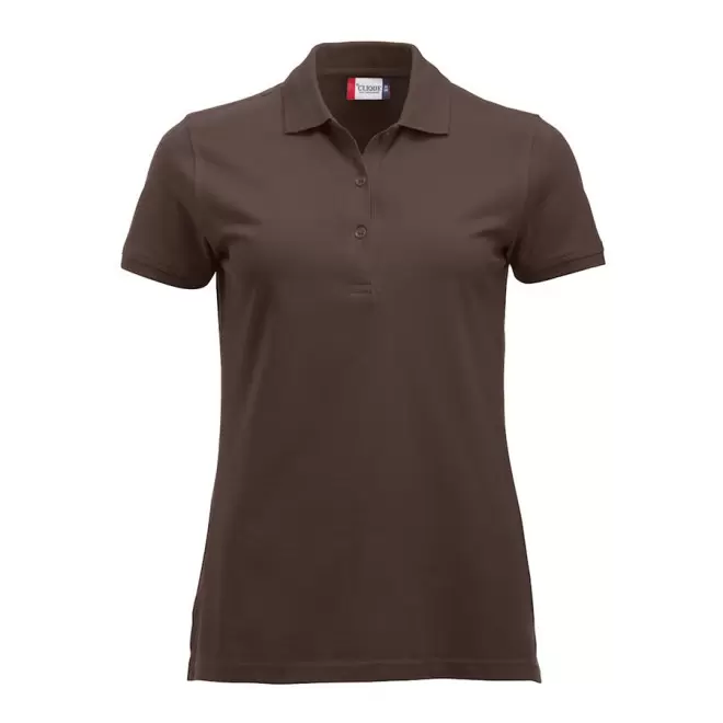 POLO PERSONNALISABLE FEMME 'BORDI' - marron