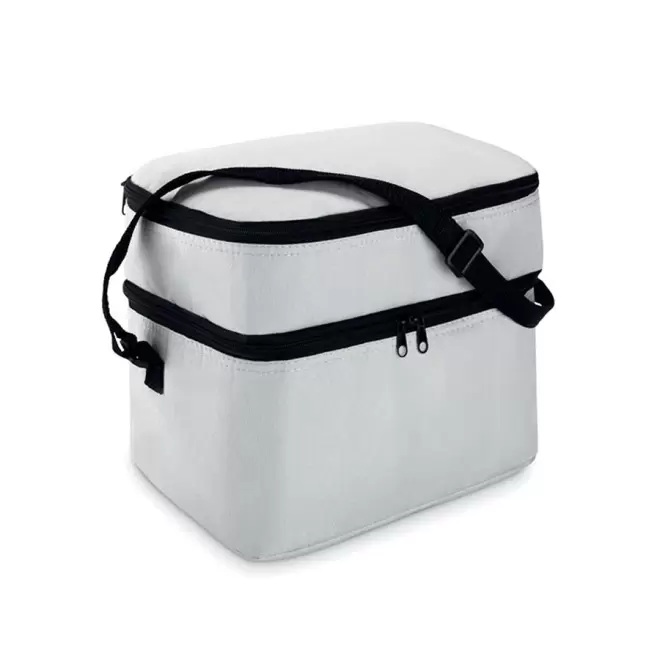 SAC BANDOULIERE ISOTHERME PERSONNALISABLE 'COLDY' 4J - blanc