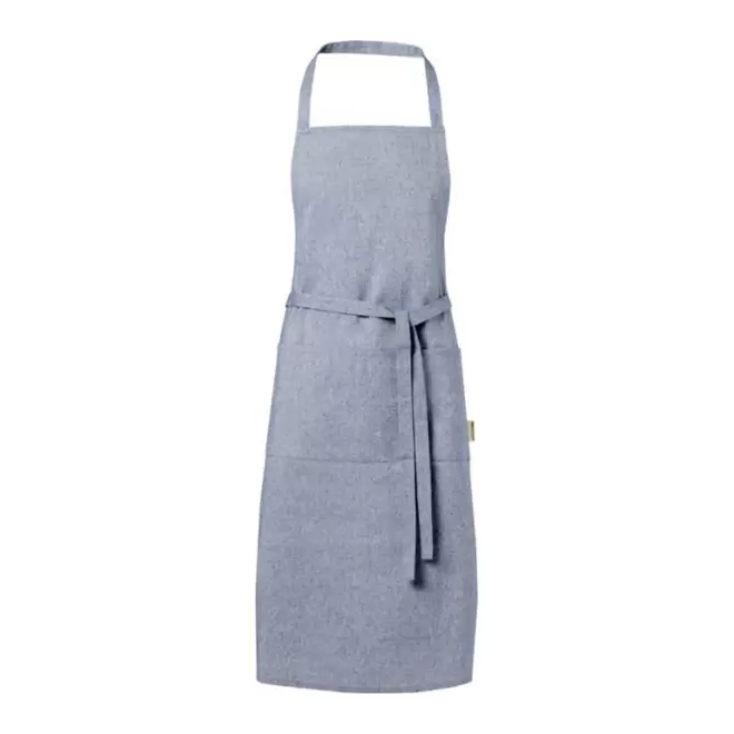 TABLIER RPET PERSONNALISABLE 'CHEF RECYCLE' 4J - bleu