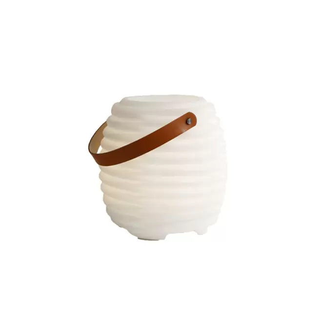 LAMPE-ENCEINTE PERSONNALISABLE COOLLUX 6W MINI 'KIPOU'  - blanc