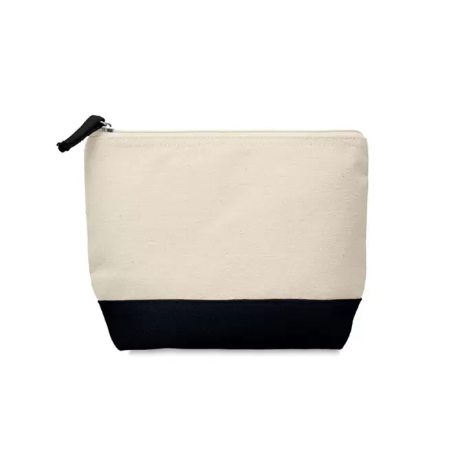 TROUSSE EN COTON BICOLORE PERSONNALISABLE 'MELLY' 4J - noir
