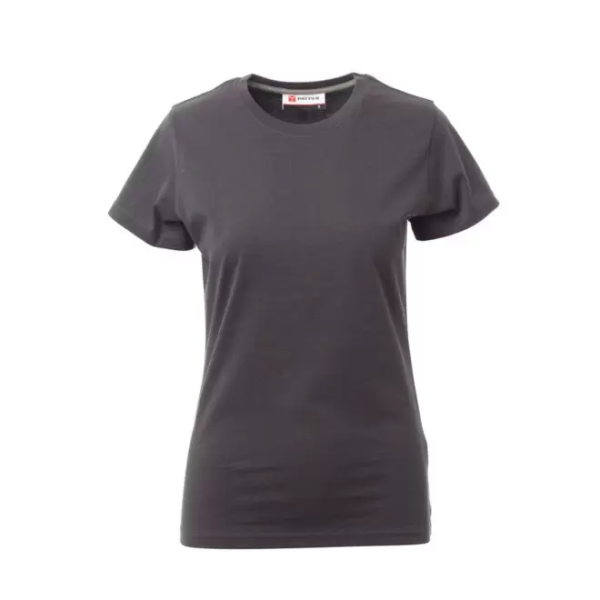TEE-SHIRT PERSONNALISE FEMME PAYPER® 'SUNRISE' - gris anthracite