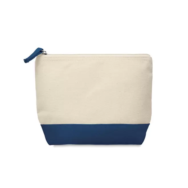 TROUSSE EN COTON BICOLORE PERSONNALISABLE 'MELLY' 4J - bleu