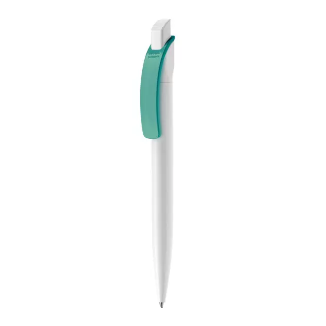 RAPIDE 4J - STYLO PERSONNALISABLE 'CUBB EUROPE' - blanc/turquoise