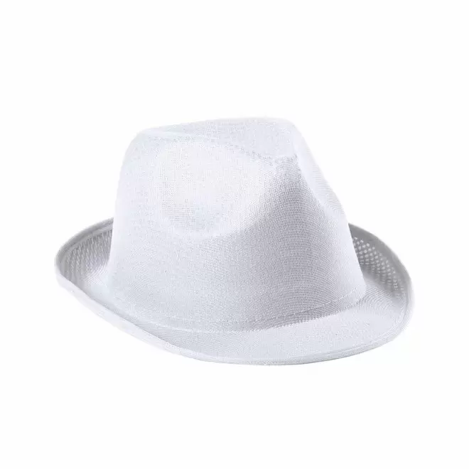 CHAPEAU SANS BANDEAU PERSONNALISABLE 'BRAZ' - blanc