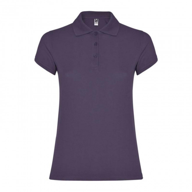 POLO PERSONNALISABLE MC FEMME 'STARLO' - lilas