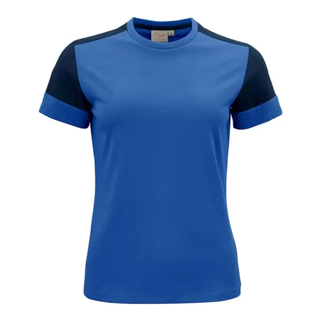 TEE-SHIRT PERSONNALISABLE FEMME BIO PRIME' - cobalt/marine