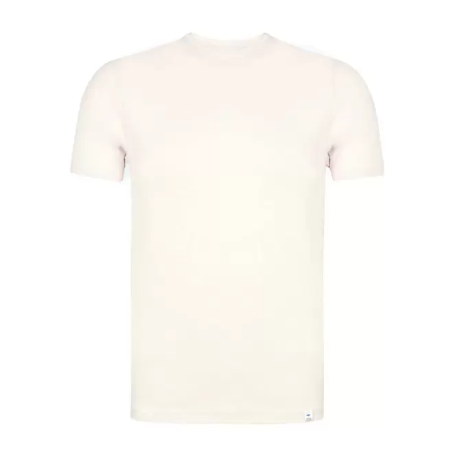 TEE-SHIRT MIXTE PERSONNALISABLE 'NAYA PASTEL BIO' - beige pastel