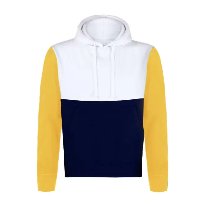 SWEAT PERSONNALISABLE MIXTE TRICOLORE 'MORALIE TRIO' - bleu marine