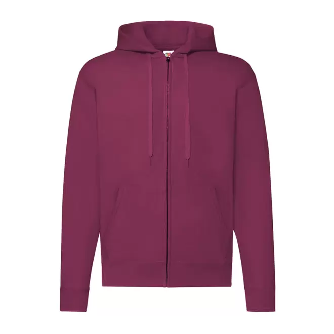 SWEAT-SHIRT MIXTE PERSONNALISABLE 'MORELLO' - burgundy