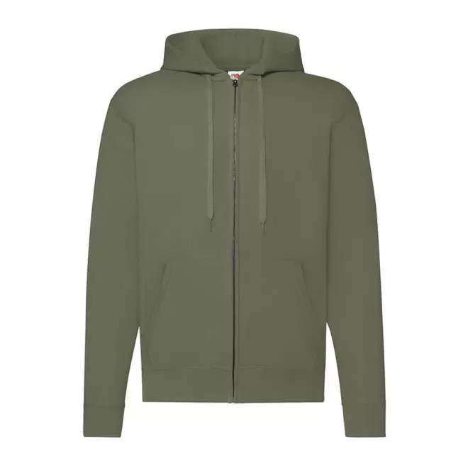 SWEAT-SHIRT MIXTE PERSONNALISABLE 'MORELLO' - vert olive