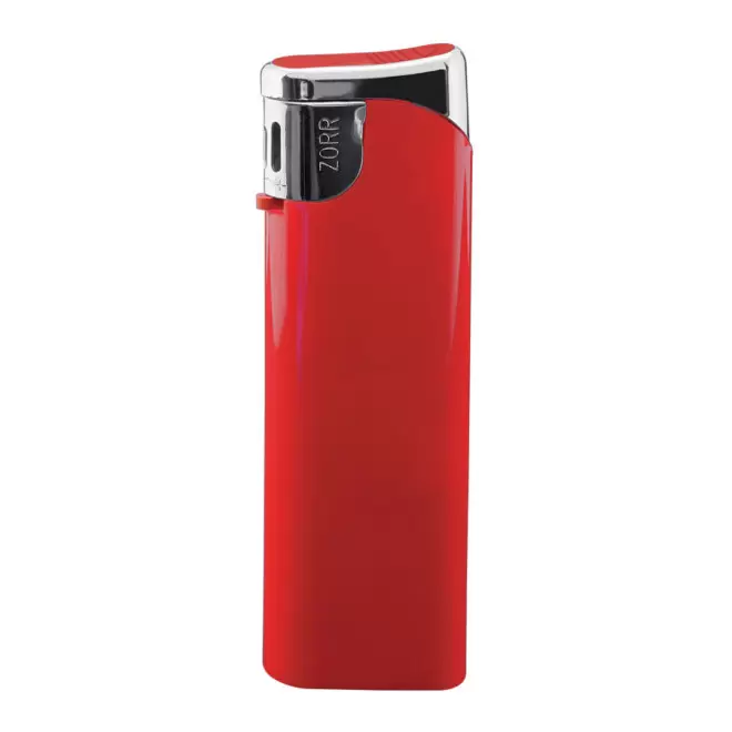 BRIQUET RECHARGEABLE PUBLICITAIRE PIEZO 'POSEIDON' - rouge