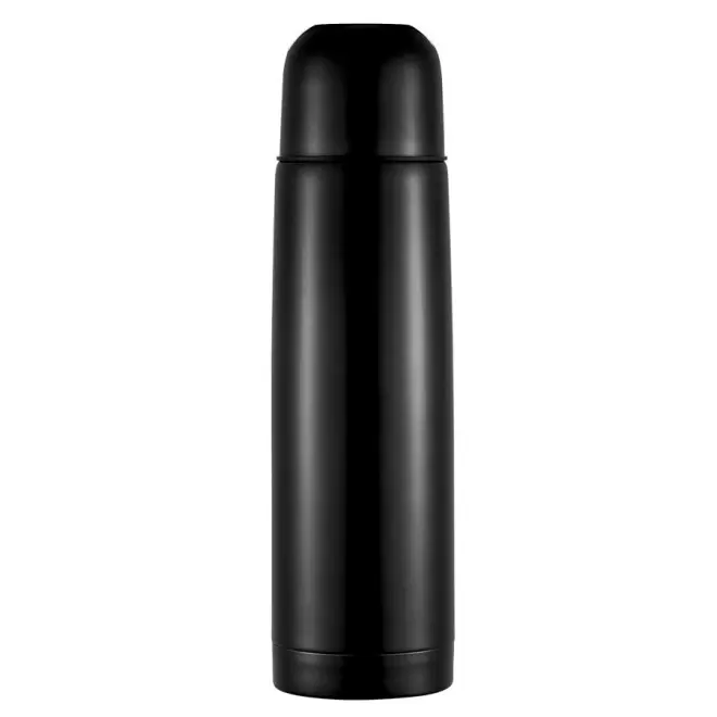 BOUTEILLE ISOTHERME PERSONNALISÉE 500ML 'SIERRA' - noir