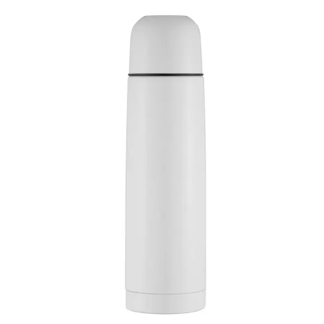 BOUTEILLE ISOTHERME PERSONNALISÉE 500ML 'SIERRA' - blanc