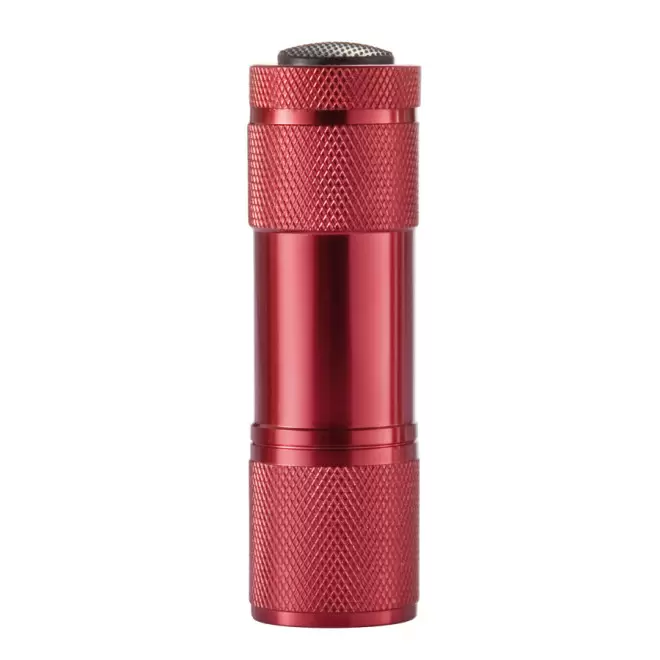 LAMPE TORCHE PUBLICITAIRE 9 LED 'BIELLA' - rouge
