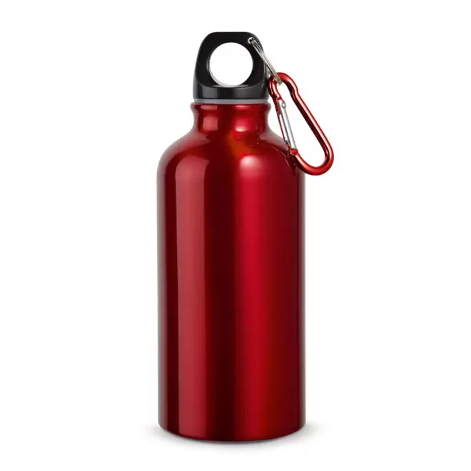GOURDE PERSONNALISABLE EN MÉTAL 400 ML 'EVEREST' - rouge