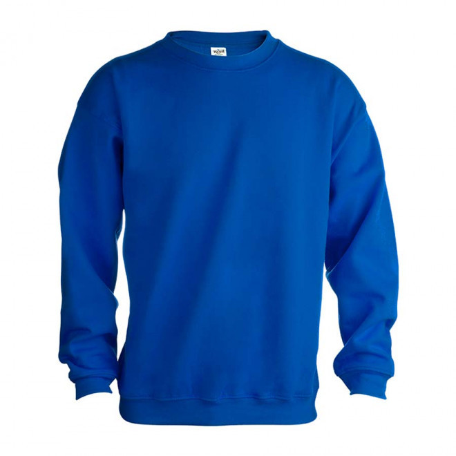 SWEAT COL ROND MIXTE PUBLICITAIRE 280G 'MORALIE' - bleu