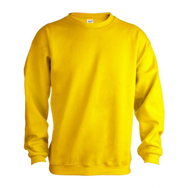 SWEAT COL ROND MIXTE PUBLICITAIRE 280G 'MORALIE' - jaune
